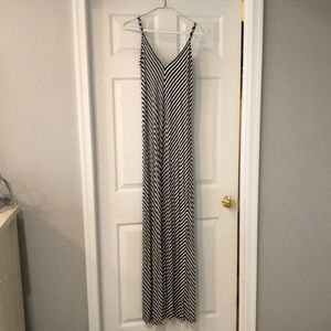 Striped maxi dress